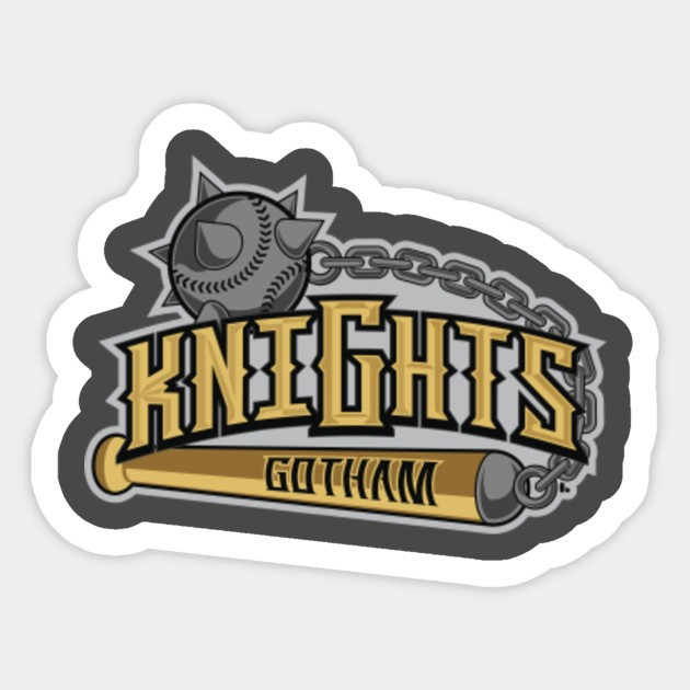 GOTHAM KNIGHTS baseball team Gotham Sticker TeePublic